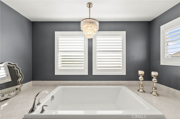 Bathroom, Chandelier, Interior
