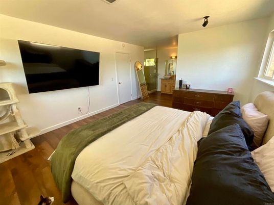 Bedroom, Interior, Wood Texture Flooring
