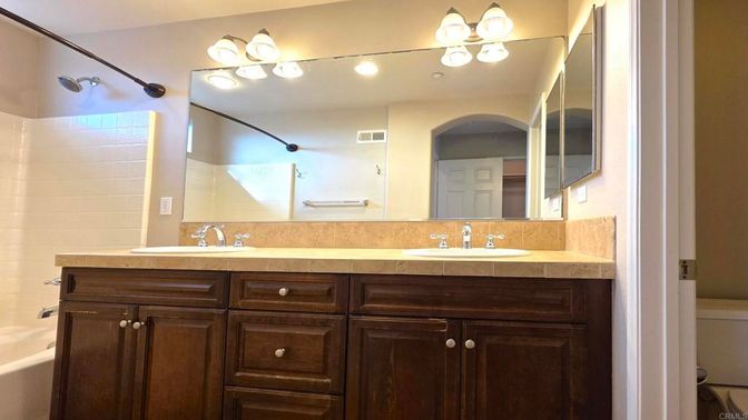 Bathroom, Dual Sink Vanities, Interior, Tile Countertops