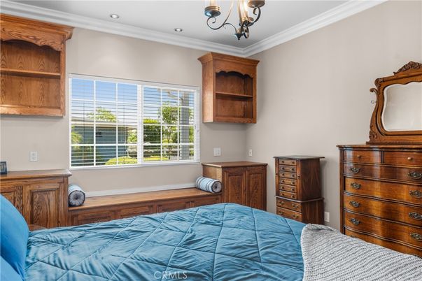 Bedroom, Chandelier, Interior, Recessed Lighting