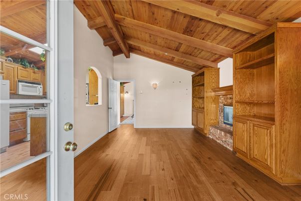 Empty room, Interior, Wooden Beams, Wooden Ceilings, Wood Texture Flooring