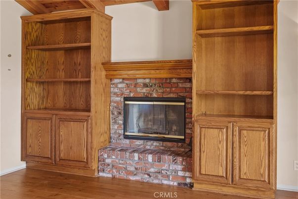 Fireplace, Interior, Wood Texture Flooring