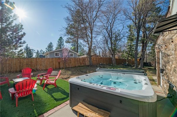 Backyard, Exterior, Hot Tub