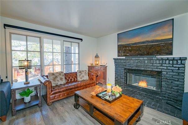 Fireplace, Interior, Living room, Wood Texture Flooring