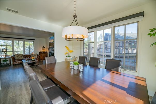 Chandelier, Dining room, Interior, Living room, Pendant Lights, Wood Texture Flooring