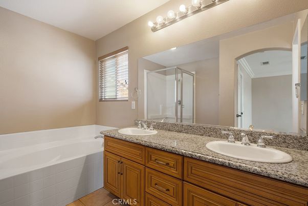 Bathroom, Dual Sink Vanities, Glass Shower, Interior