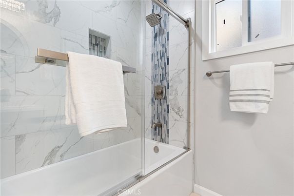 Bathroom, Glass Shower, Interior, Marble Walls