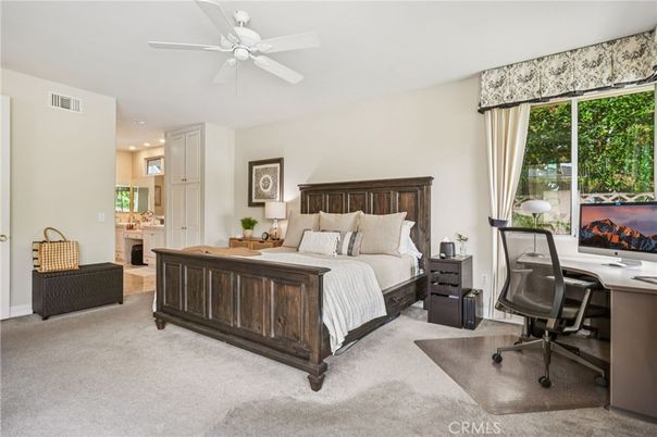 Bedroom, Home Office, Interior, Recessed Lighting
