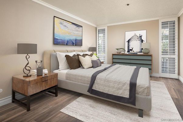 Bedroom, Interior, Wood Texture Flooring