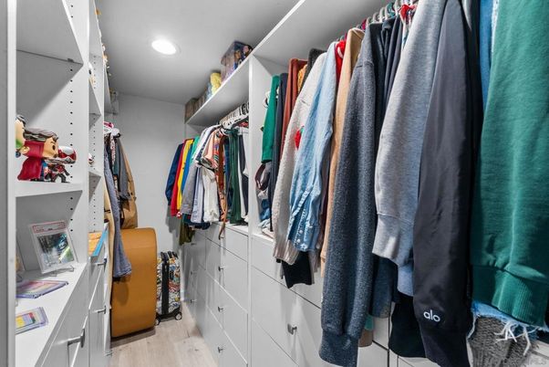 Interior, Recessed Lighting, Walk-in Closets, Wood Texture Flooring