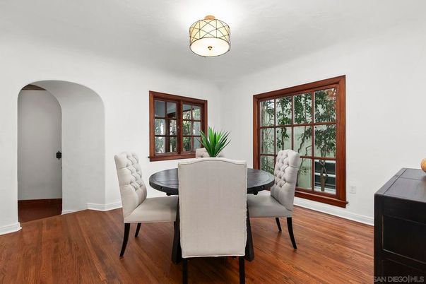 Dining room, Interior, Wood Texture Flooring