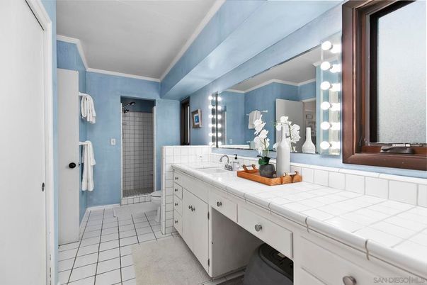 Bathroom, Interior, Tile Countertops