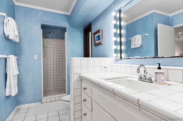 Bathroom, Interior, Tile Countertops