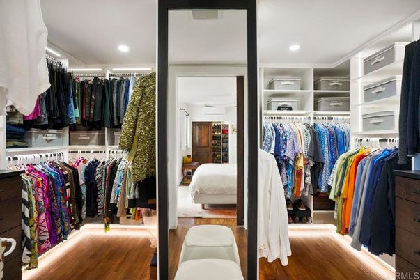 Interior, Recessed Lighting, Walk-in Closets, Wood Texture Flooring