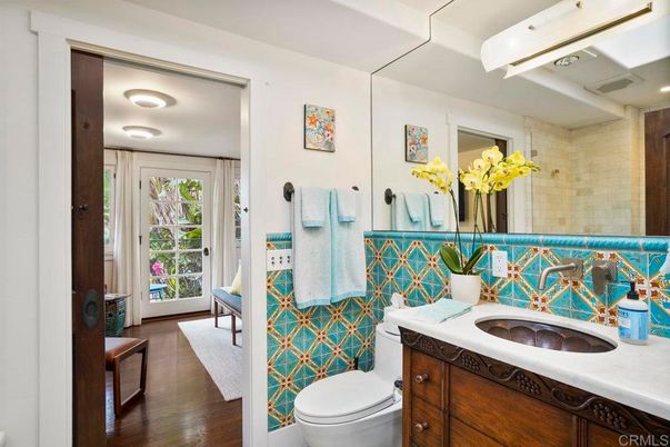 Bathroom, Interior, Wood Texture Flooring