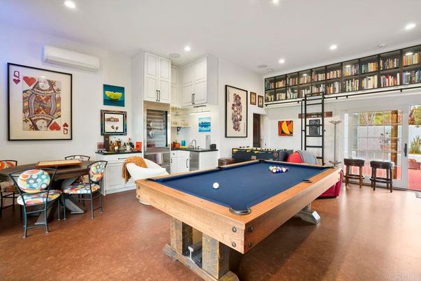 Billiard Table, Dining room, Game Room, Interior, Recessed Lighting