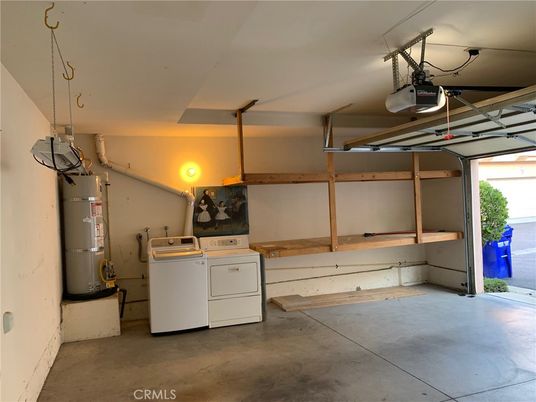 Garage, Interior, Utility Closets, Washer