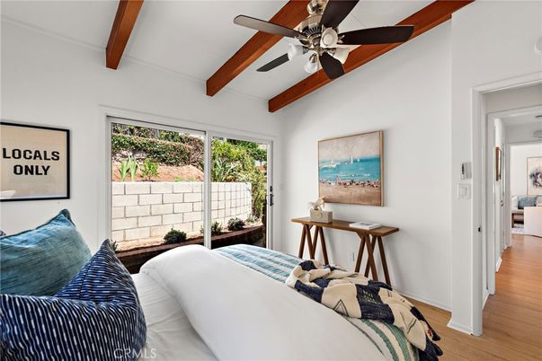 Bedroom, Interior, Wooden Beams, Wood Texture Flooring