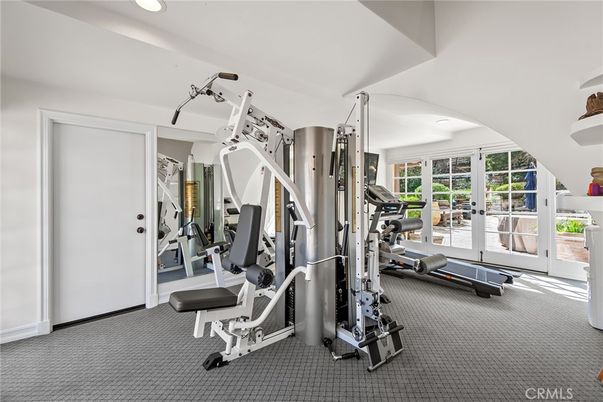 Fitness Equipment, Gym, Interior, Recessed Lighting