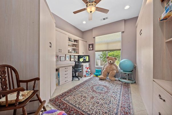 Home Office, Interior, Recessed Lighting