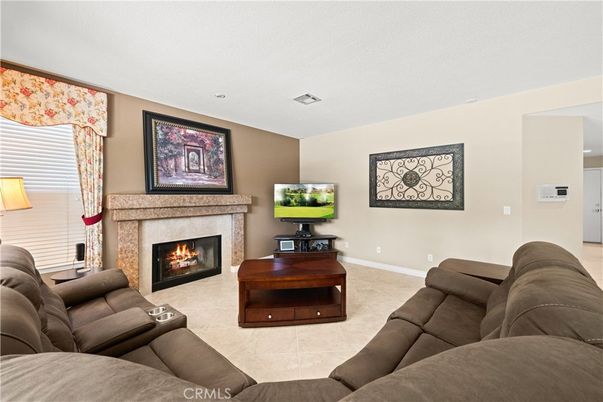 Fireplace, Interior, Living room, Recessed Lighting
