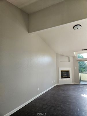 Empty room, Fireplace, Interior, Wood Texture Flooring
