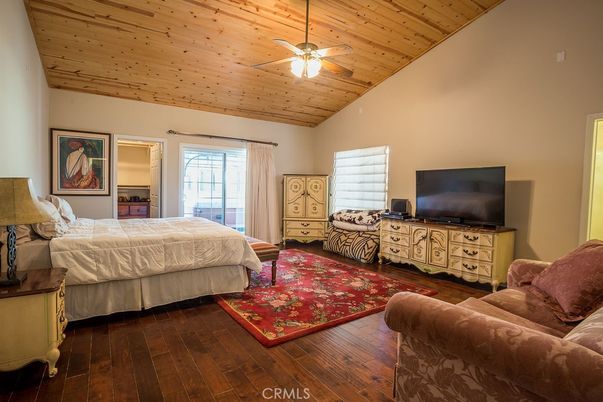 Bedroom, Interior, Wooden Ceilings, Wood Texture Flooring