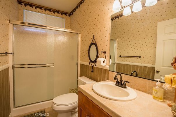 Bathroom, Glass Shower, Interior, Tile Countertops