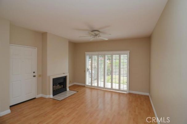 Empty room, Fireplace, Interior, Wood Texture Flooring