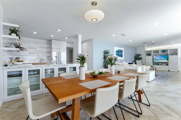 Dining room, Interior, Kitchen, Living room, Pendant Lights, Recessed Lighting