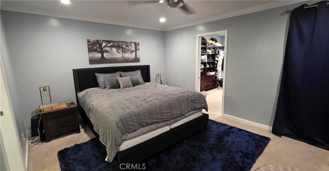 Bedroom, Interior, Recessed Lighting