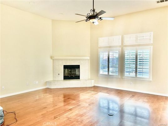 Empty room, Fireplace, Interior, Wood Texture Flooring