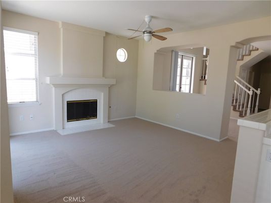 Empty room, Fireplace, Interior