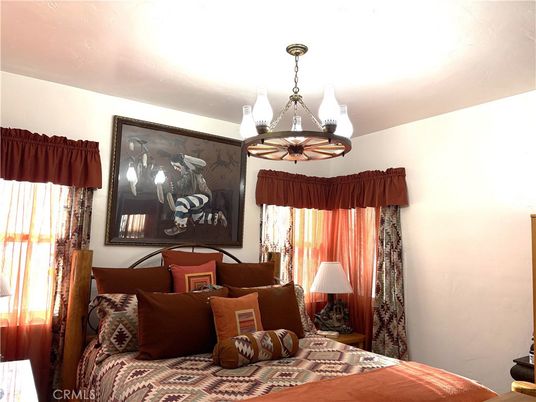 Bedroom, Chandelier, Interior