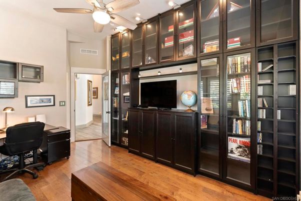 Home Office, Interior, Wood Texture Flooring