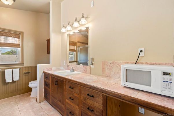 Bathroom, Dual Sink Vanities, Interior, Tile Countertops