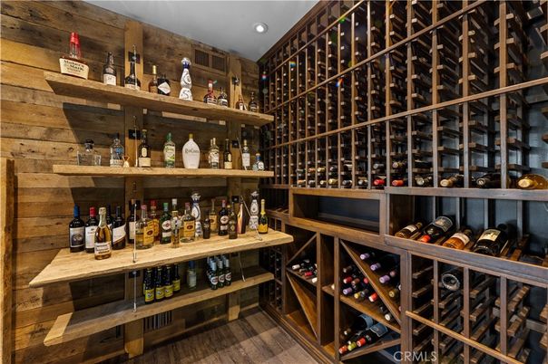Interior, Wine Storage, Wood Texture Flooring, Wooden Walls