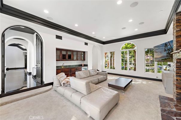 Interior, Living room, Recessed Lighting