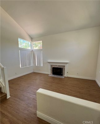 Empty room, Fireplace, Interior, Wood Texture Flooring