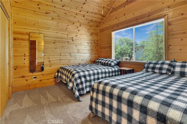 Bedroom, Interior, Wooden Ceilings, Wooden Walls
