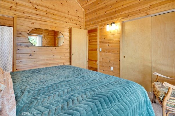 Bedroom, Interior, Wooden Walls
