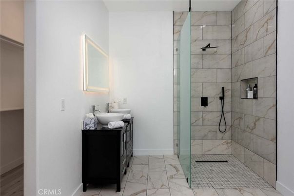 Bathroom, Glass Shower, Interior, Marble, Marble Walls