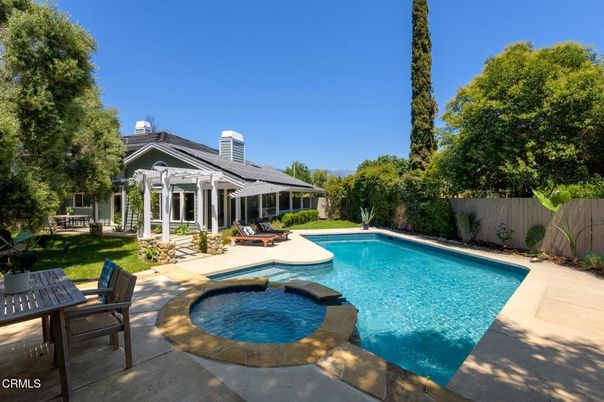 Exterior, Pool, Solar Panels