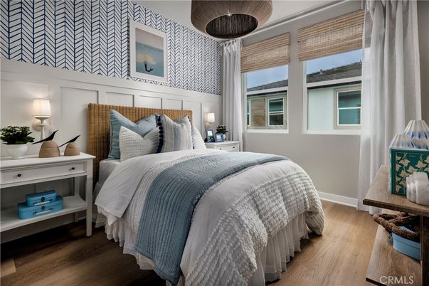 Bedroom, Interior, Wood Texture Flooring
