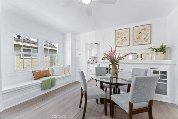 Dining room, Interior, Wood Texture Flooring