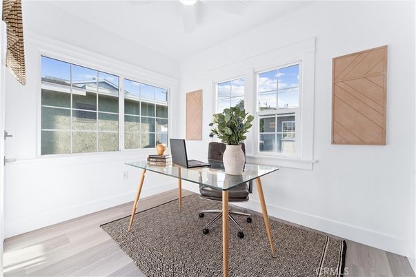 Home Office, Interior, Wood Texture Flooring