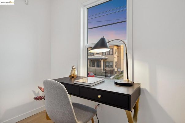 Home Office, Interior, Wood Texture Flooring