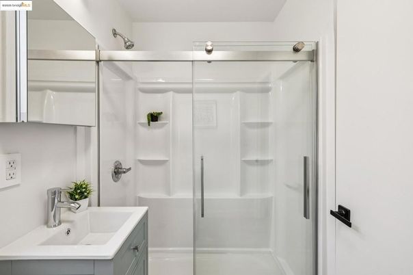 Bathroom, Glass Shower, Interior