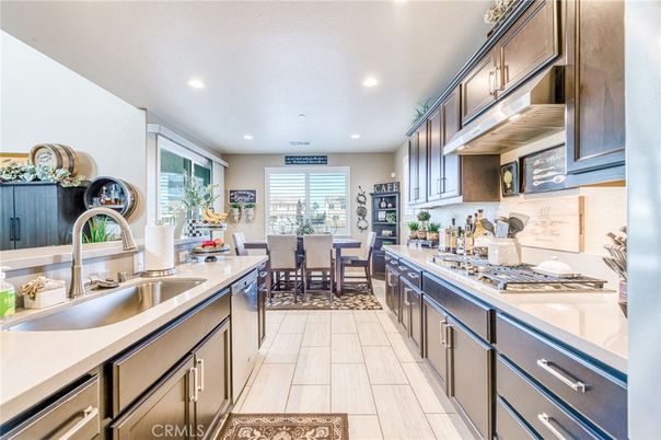 Dining room, Interior, Kitchen, Recessed Lighting, Stainless Steel Appliances