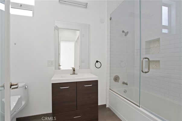 Bathroom, Dual Sink Vanities, Glass Shower, Interior
